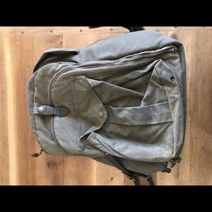 Filson Journeyman backpack with padding for camera
